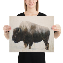 Load image into Gallery viewer, Bison in a field