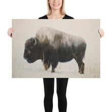 Load image into Gallery viewer, Bison in a field